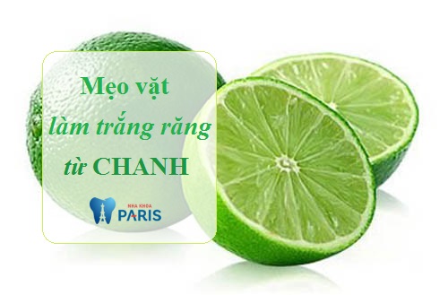 Mẹo vặt làm răng trắng sáng hữu hiệu nhờ chanh