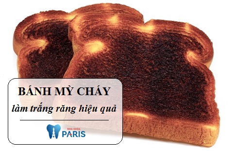 Mẹo làm trắng răng đơn giản từ bánh mỳ cháy