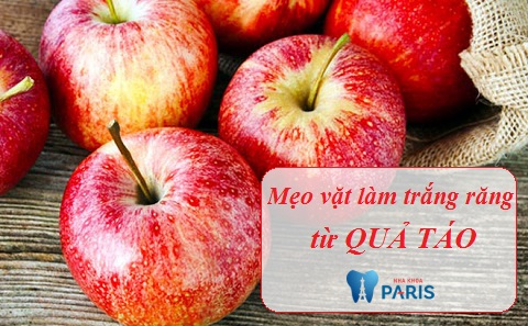 Mẹo làm trắng răng tại nhà đơn giản từ quả táo