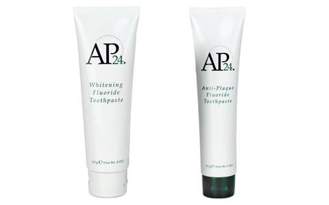 Hai dòng sản phẩm chính là AP4 Fluoride và AP24 Whitening Fluoride.