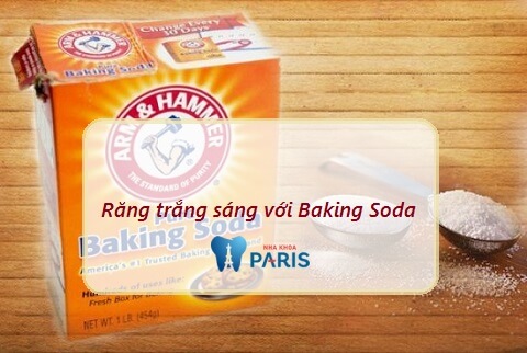 Đánh bật màu răng ố vàng với Baking Soda