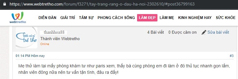 Khách hàng phản hồi khá tích cực về dịch vụ tại các phòng khám tư nhân. 