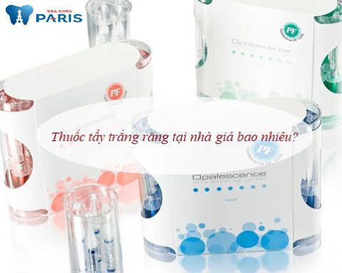 Thuốc tẩy trắng răng tại nhà giá bao nhiêu?