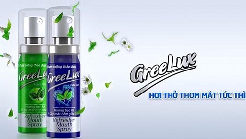 Nước xịt thơm miệng Greelux