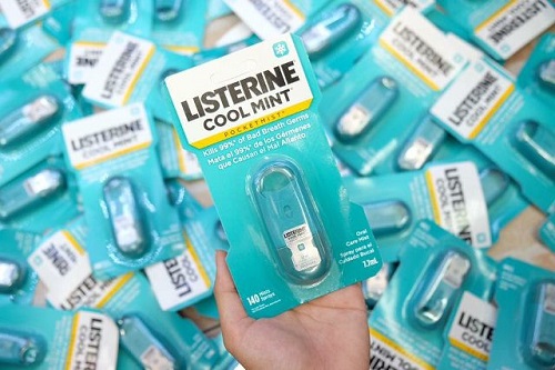 Nước xịt thơm miệng Listerine 